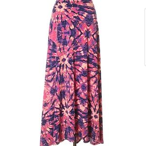 Lularoe Tye Dye Maxi Skirt